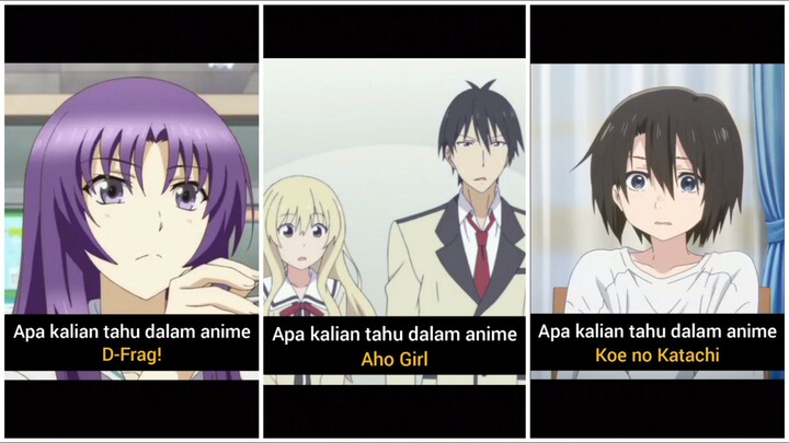 Best of Cool Easter Egg (Apa Kalian Tahu Dalam Anime)