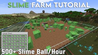 Easiest Slime Farm Tutorial in Minecraft 1.19