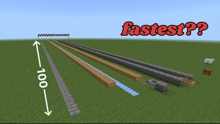 FASTEST WAY TO TRAVEL IN MINECRAFT