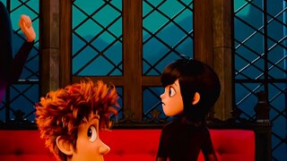 Di Hotel Transylvania, Duke Dracula memberi cucunya seekor anjing besar, tetapi dia bertemu dengan k