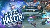 Almost Savage! Top 1 Global Harith by Sh4lnark - Mobile Legends