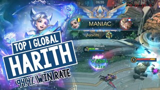 Almost Savage! Top 1 Global Harith by Sh4lnark - Mobile Legends