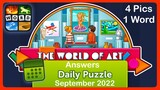 4 Pics 1 Word - The World of Art - September 2022 - Answers Daily Puzzle + Bonus Puzzle