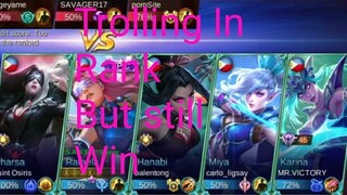 Rafaela Trolling But Win ( Mobile Legends)