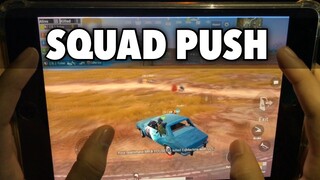 SQUAD PUSH | FOUR FINGER CLAW HANDCAM | PUBG MOBILE