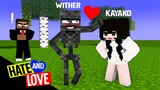 KAYAKO and WITHER SAD LOVE STORY: HEROBRINE IS MAD: FUNNY AND SAD MONSTER SCHOOL MINECRAFT ANIMATION