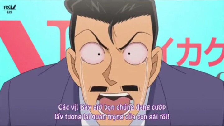 Ngoài Shinichi ra thì bác Kogoro vẫn luôn là người lo lắng cho Ran nhất