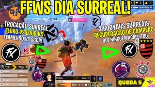 FLUXO AVASSALADOR! BOOYAH SURREAL QUE NINGUEM ESPERAVA DO FLUXO! MINERS E CORINTHIANS NA FFWS!