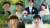 My dream came true! Taking the wedding photos of Nobita and Shizuka in the same style can really hea