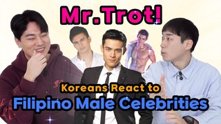 Koreans React to Filipino Male Celebrities | Richard Gutierrez, Jericho Rosales, Xian Lim, and more!