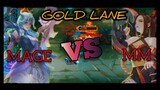 marksman vs mage gold lane insane gameplay