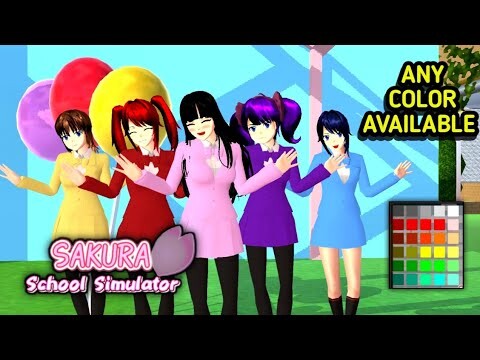 NEW Uniform (Any Color Available) || SAKURA SCHOOL SIMULATOR TUTORIAL