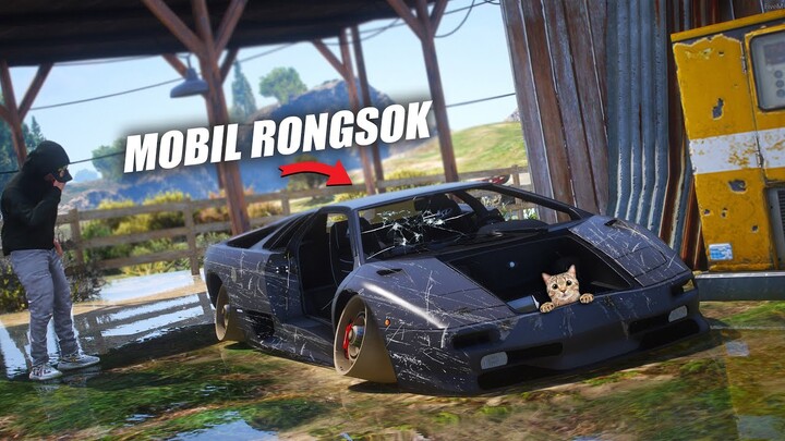 RESTORASI BANGKAI MOBIL LAMBORGHINI LANGKA TERBENGKALAI BERTAHUN TAHUN DI GTA 5 ROLEPLAY !!!