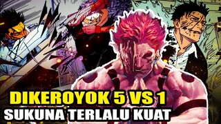 TERLALU KUAT !!! SUKUNA SANTUY DIKEROYOK 5 VS 1 [ SPOILER JJK 246 ]