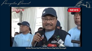 Ini Kata Mensos Soal bantuan kelas menengah