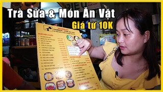 Khai trương Quán Ăn Vặt | Ẩm Thực Đường Phố SÀI GÒN - Bán Trà Sữa, Đồ Ăn Vặt Ngon Rẻ 10K