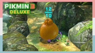 Pikmin Dragging An Orange Back To Spaceship Base | Pikmin 3 Deluxe