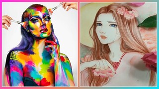 7 Awesome Painting Ideas for Beginners |  Amazing art | Step by Step Ideas for Beginners #3