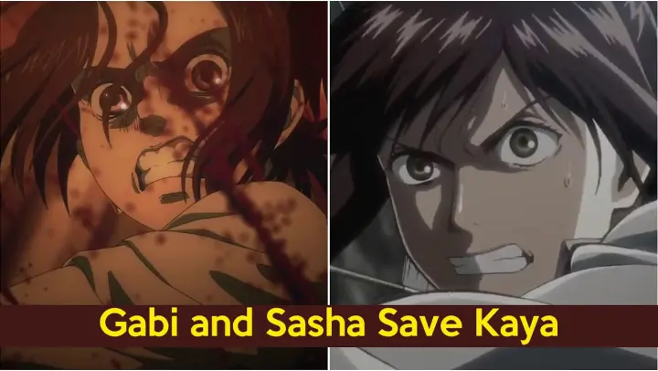 Gabi and Sasha Save Kaya [Attack on Titan]