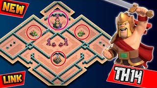NEW TH14 WAR BASE WITH REPLAY PROOF + LINK | NEW ANTI 3 STAR TH14 LEGEND / CWL BASE | CLASH OF CLANS