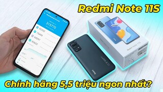 Chính hãng 5,5 triệu ngon nhất? Mở hộp trên tay Redmi Note 11S: AMOLED 90Hz, 1080MP, Helio G96