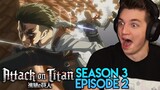 LEVI VS. KENNY!! | Attack on Titan REACTION Season 3 Episode 2 (Pain)