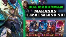 MEMBANTAI DUA MM BEBAN PAKAI ZILONG 🔥 | MOBILE LEGENDS