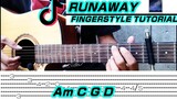 Aurora | Runaway (Guitar Fingerstyle Cover) Tabs | Chords