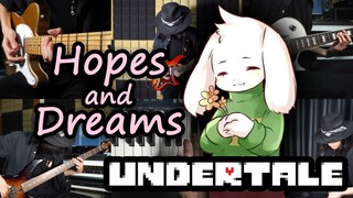 UT的感动，永远记得。《Hopes and Dreams》小羊战斗曲 - 一人乐队摇滚合奏