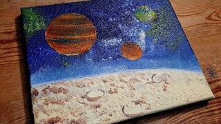 KING ART   N  #705    GALAXY   PAINTING TUTORIAL