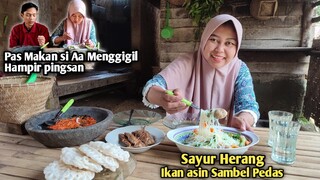 Biar Cepet Sembuh ⁉️Masak Sayur Bening, Ikan Asin, Sambel Pedas, Masakan Kampung