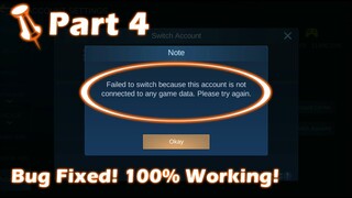 *UPDATED* Failed to Switch Because This Account is Not Connected to Any Game Data (BUG FIXED) – 2020