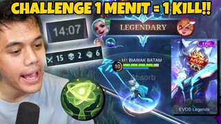 CHALLANGE 1 MENIT = 1 KILL!! MARI KITA BUKTIKAN!!