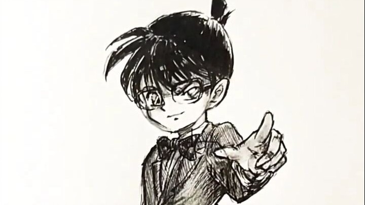 [Dilukis dengan tangan] Gambar Conan —— Detektif Conan