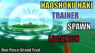 One Piece Grand Trial|All Haoshoku Haki Trainer Spawn Location |ROBLOX ONE PIECE GAME| Bapeboi