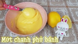 Cách làm mứt bơ chanh phủ bánh siêu ngon và siêu mịn mượt