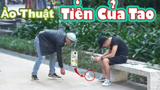 TIỀN LÌ XÌ CỦA TAO | FLYING MONEY MAGIC PRANK