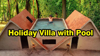 Build a villa with pool by hands