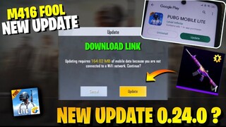 Finally 😍 The M416 Fool Update Pubg Mobile Lite 😱 | Pubg Lite New Update Download Link |