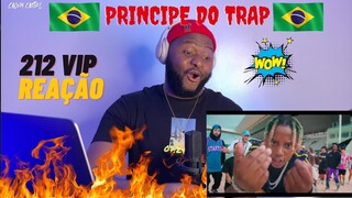 CALVIN | Reação 🇧🇷 Mc Caverinha - 212 VIP | PRÍNCIPE DO TRAP 🇧🇷 | GRINGO REAGINDO🔥🔥