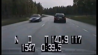 Lotus Carlton outruns Swedish police