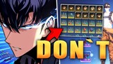 STOP NOW!!!! WORST MISTAKE you can do before UPDATE!! [Solo Leveling Arise]