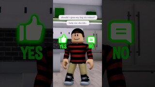 $1,000,000 ROBUX or $1 ROBUX THAT DOUBLES EACH DAY ON ROBLOX! 💸 #shorts