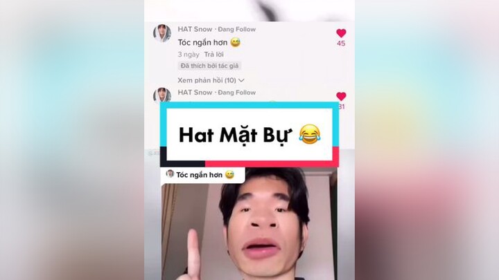 Trả lời  lần đầu được Hat mặt bự cmt tận 2 lần 😂 akenoly_4