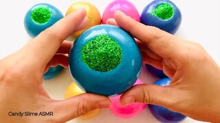 First Crack balls and Glitter Balls Clay Cracking asmr very Satisfying