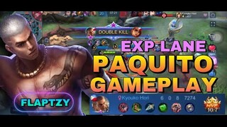 HOW TO GET MVP USING PAQUITO IN EXP LANE!