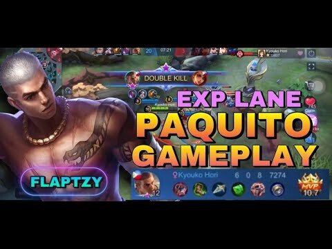 HOW TO GET MVP USING PAQUITO IN EXP LANE!