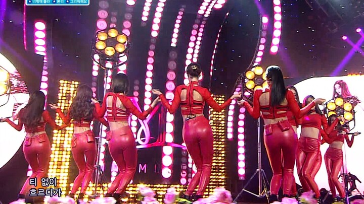 Nine Muses - Glue_(131208 SBS Inkigayo) 女团现场歌舞台 音乐歌曲性感热舞蹈