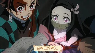 Nezuko carries Tanjiro hahaha