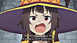 Megumin is called loli | Konosuba: An Explosion on This Wonderful World! Ep 7 English Sub